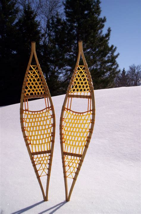 Connecting To Lineage Crossing Paths On My Ojibwa Snowshoes Snowshoe