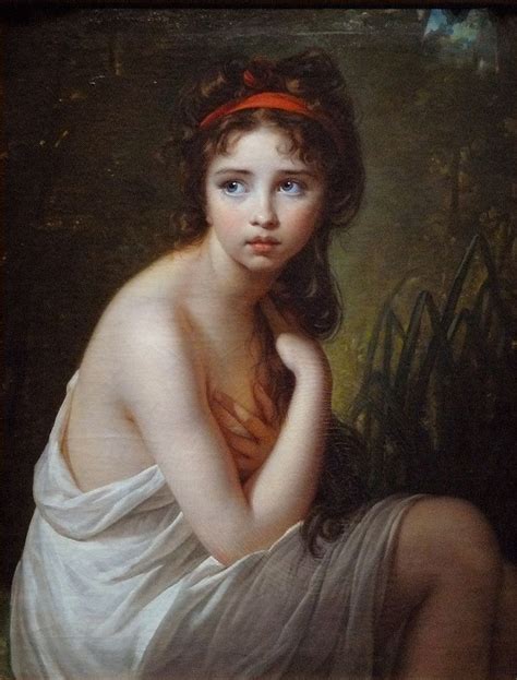 VIGÉE LE BRUN Elisabeth 1792 Julie Le Brun en Baigneuse 0 TAGS