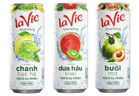 Lavie ra mắt dòng sản phẩm Nước giải khát có gas Lavie Sparkling