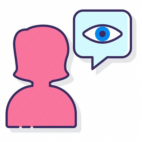 Eye Female Vision Witness Icon Download On Iconfinder