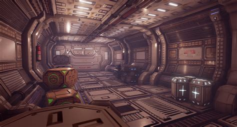 Sci Fi Environment Corridor By Shankerxartist3d On Deviantart