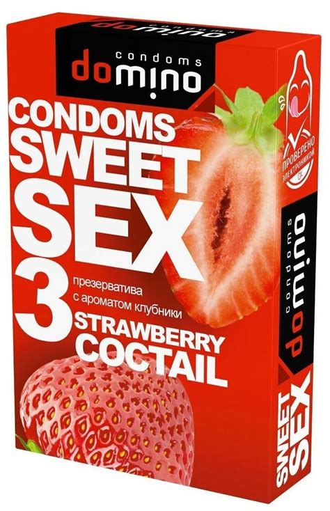 Презервативы для орального секса Domino Sweet Sex с ароматом