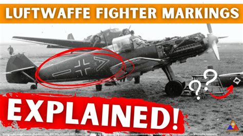 Wwii German Luftwaffe Fighter Markings What Do They Mean Youtube