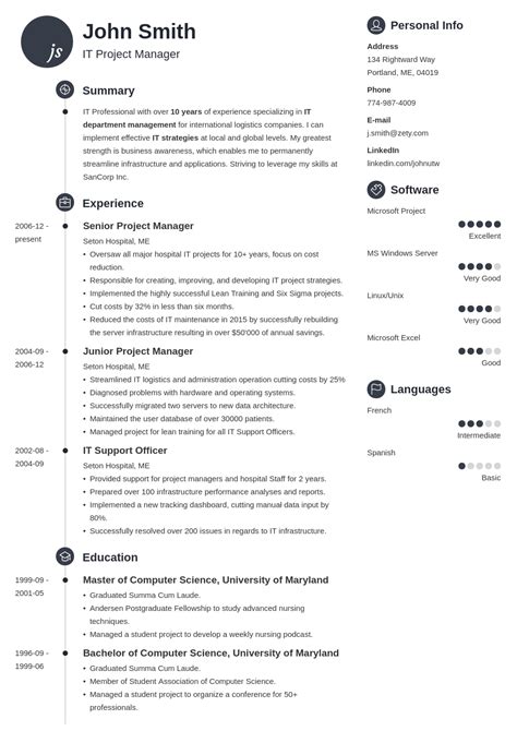 Top 5 Resume Template By Free Imagesee