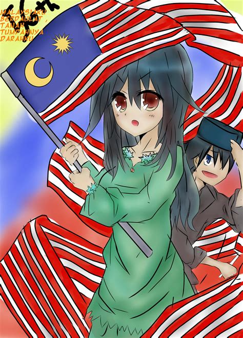 Happy Independence Day Malaysia By Xrosbattle On Deviantart