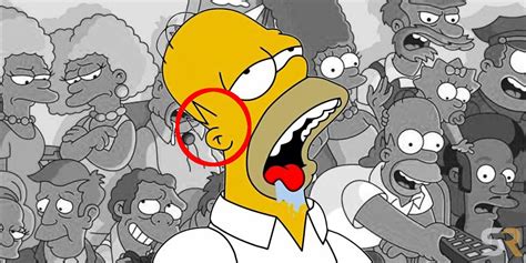 The Simpsons The Secret Signature In Homers Hair