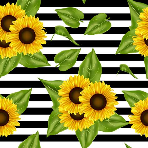 32 sunflower backgrounds for your desktop wallpapers, graphic arts and powerpoint templates. Seamless Pattern Sunflowers Background, Background ...