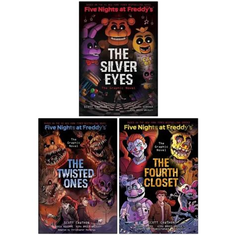 Five Nights At Freddys Graphic Novel 3 Books Set By Scott Cawthon