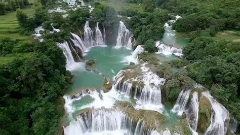Largest Waterfall In Asia Ban Giocdetian Falls