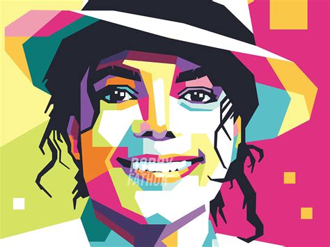 Michael Jackson Pop Art Portrait By Robfathur On Dribbble