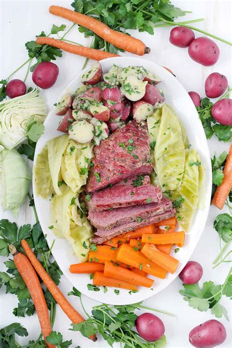 Enjoy your st patrick's day with this tasty instant pot corned beef and. Instant Pot Corned Beef with Cabbage, Carrots, and Buttered Potatoes - Bowl of Delicious