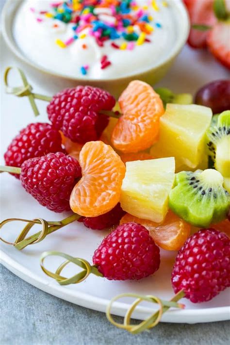 Fruit Kabobs Dinner At The Zoo