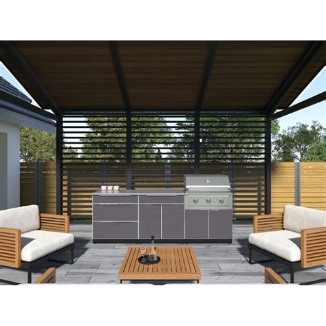 Newage Products Outdoor Kitchen Classic 4 Piece 65 In W X 24 In D X 48
