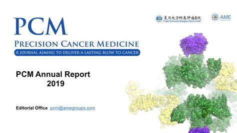 Pcm Annual Report 2019 Precision Cancer Medicine