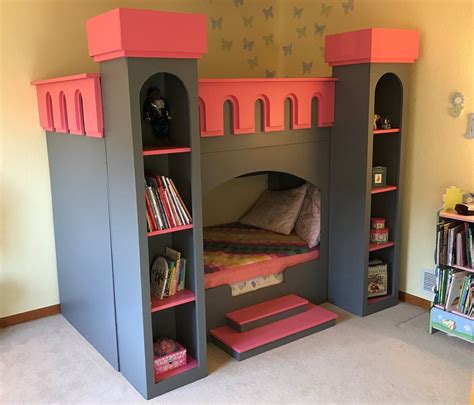 Plans To Build A Castle Bunk Bed Image To U