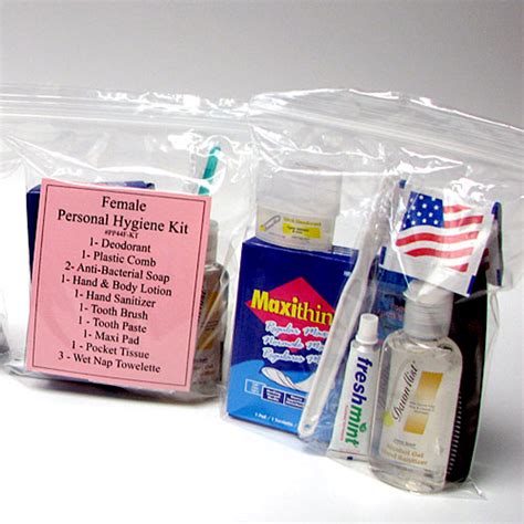 Emergency Personal Hygiene Kit Female Pp44f