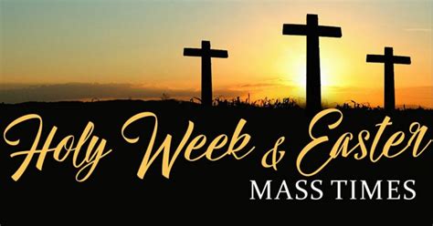 Holy Week Easter Schedule St Hyacinth Basilica