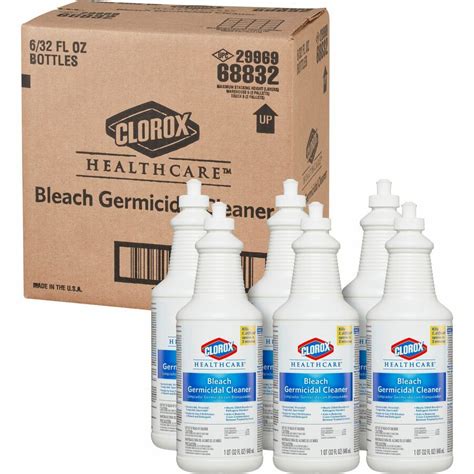 Clorox Healthcare Pull Top Bleach Germicidal Cleaner Disinfectants
