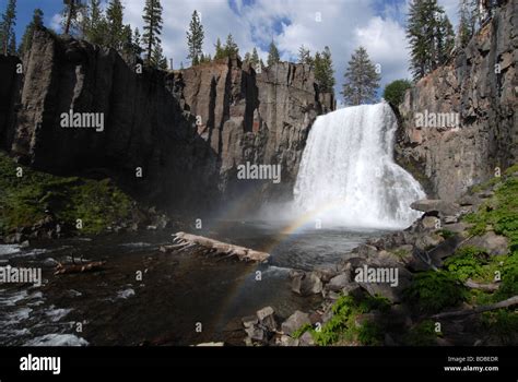 Rainbow Falls Devils Postpile National Monument Sierra Nevada