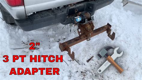 Homemade 3 Point Hitch Attachment Adapter For Trucks 2 Receiver To 3