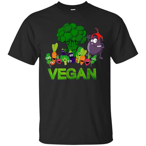 Vegan Funny Vegetables T Shirt Minaze