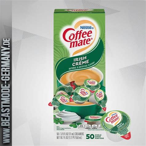 We offer a wide variety of creamers and coffee condiment to choose from. Coffee Mate Irish Creme Liquid Creamer 50Stk.-550ml
