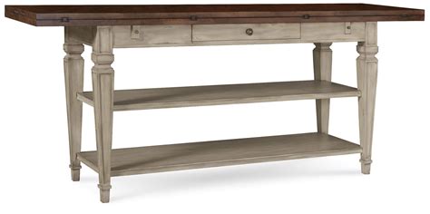 The Foundry Two Tone Cedar Flip Top Console Table From Art 801326 2617