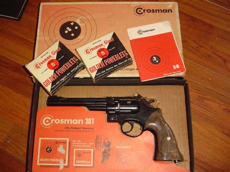 Crosman 38t 22 Cal Co2 Box Extras Vintage For Sale At Gunauction