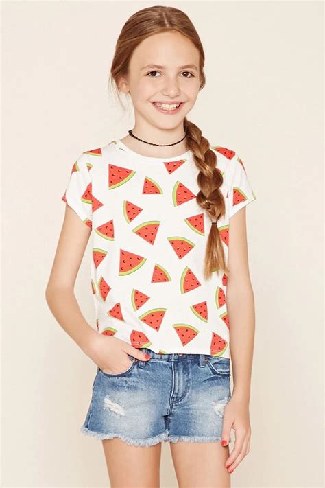 Girls Watermelon Top Kids Forever 21 Outfits Tween Outfits Tween