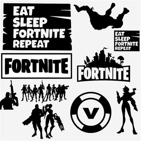 Fortnite Svg For Cricut Free 144 File Include SVG PNG EPS DXF