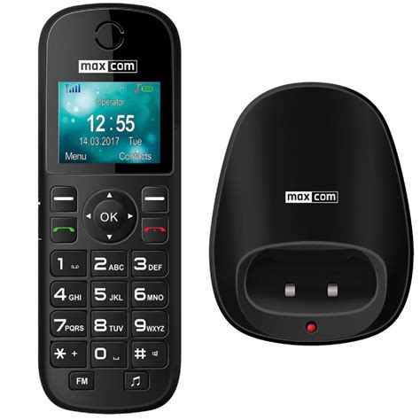 Telefon Mobil Single Sim Maxcom Comfort Mm35d Black World Comm The