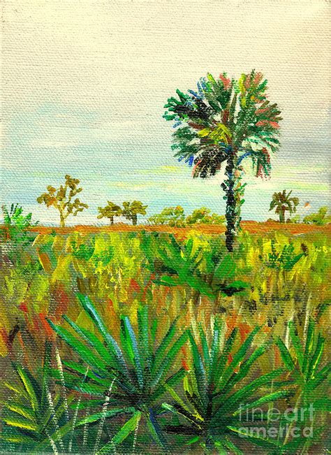 Palm And Palmetto Painting By Lou Ann Bagnall Pixels