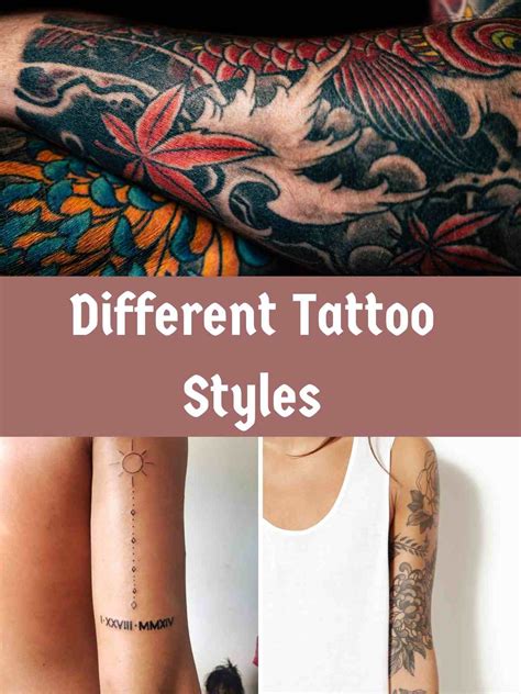 A Complete Guide To Different Tattoo Styles Tattooglee Styles Of