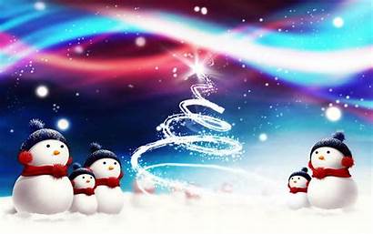 Snowman Backgrounds Desktop Wallpapers Christmas Snowmen Tree