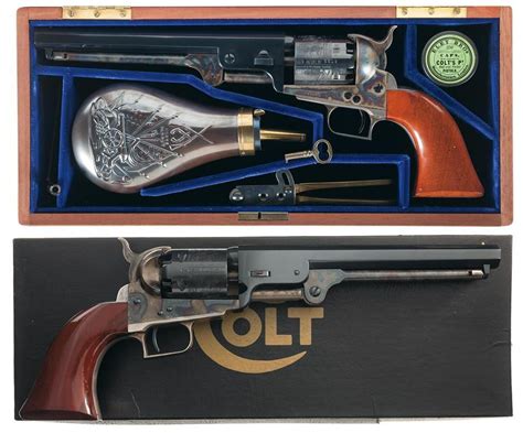 Collectors Lot Of Two Early Colt Black Powder Series Revolvers With