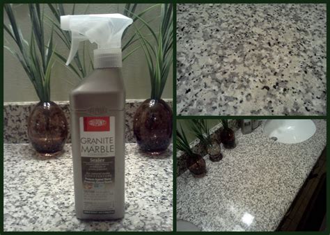 Once that surface is sealed, everyday cleaning is easy with dupont granite & marble countertop cleaner + protector. DuPont Granite & Marble Countertop Sealer and Cleaner ...