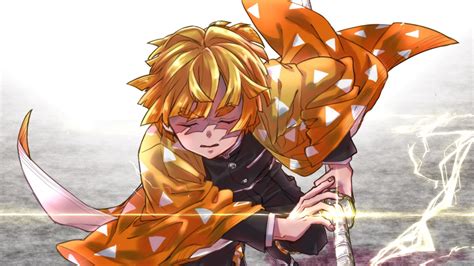 Maybe you would like to learn more about one of these? Demon Slayer Zenitsu Agatsuma Wearing Yellow Dress Having ...