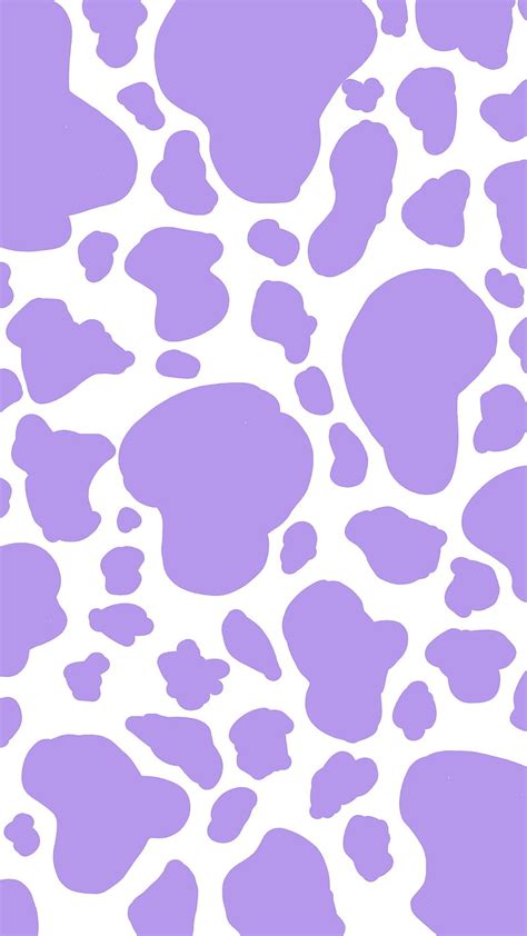 Lavender Aesthetic Iphone Pink Cow Print Wallpaper Goimages Cove