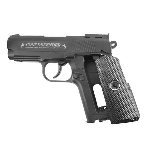 Colt Defender Co2 Pistole 45mm 177 Bb Brüniert Vollmetall Kaufen