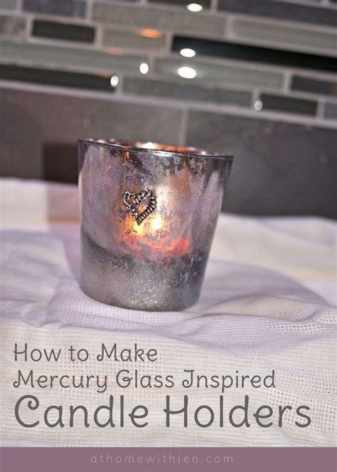 How To Create Mercury Candle Holders Candle Holders Candles Diy Candle Holders