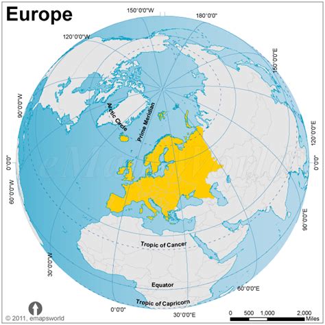 Europe Zoomed Globe Map Zoomed Globe Map Of Europe