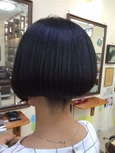 Buzzed nape bob haircut intended for your hair elipso salon. buzzed nape | Bob hairstyles, Hair styles, Effortless hairstyles