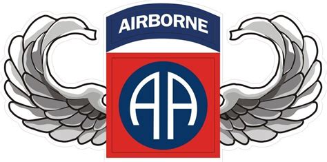 Buy Militarydecals23 Us Army 82nd Airborne Jump Wings Decal Sticker 38