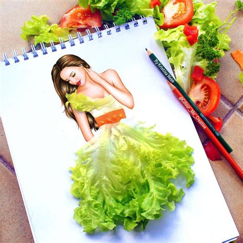 19 Year Old Artist Uses Real Objects To Complement Her Drawings