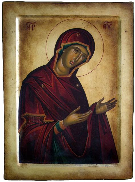 Virgin Mary Byzantine Icon