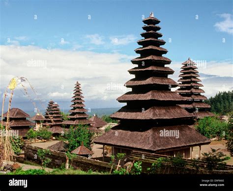 The Temple Of Pura Besakih Bali Indonesia Southeast Asia Stock Photo