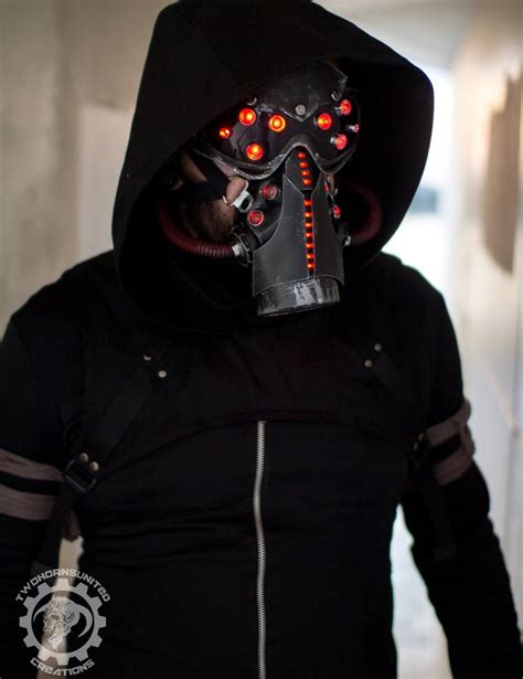 The Code Ripper Led Cyberpunk Mask And Goggles By Twohornsunited
