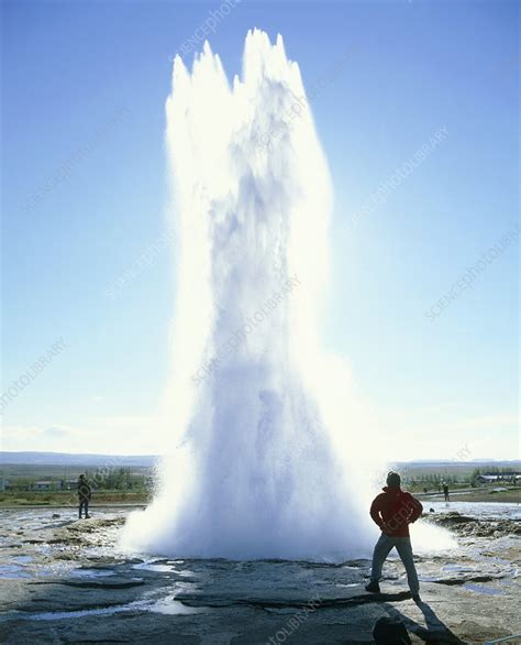 Geyser Erupting Stock Image E5700235 Science Photo Library