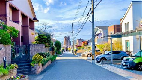 【4k】modern Japanese Houses Neighborhood Walking Tour In Japan