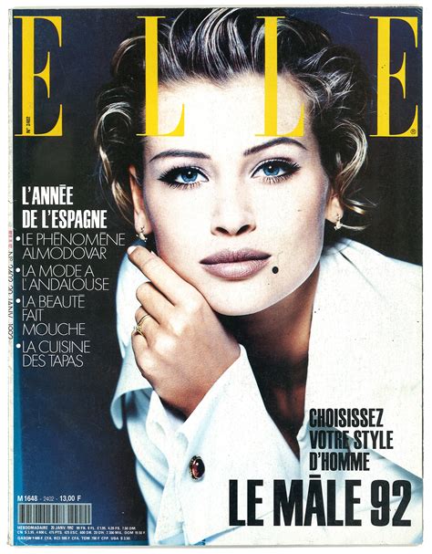 Elle French No 2402 Jan 20 1992 Paris Foreign Original Vintage Etsy